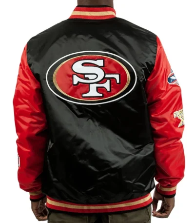 Champs Patches San Francisco 49ers Satin Jacket