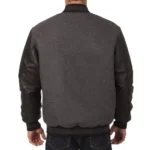 Charcoal-Black New Jersey Devils Varsity Jacket