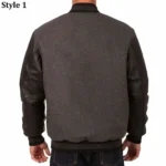 Charcoal-Black San Francisco Giants Varsity Jacket