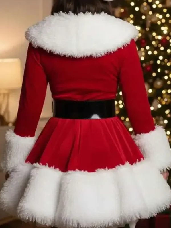 Charming Miss Santa Christmas Costume Coat