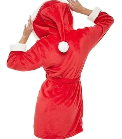 Christmas Red Robe with Hood