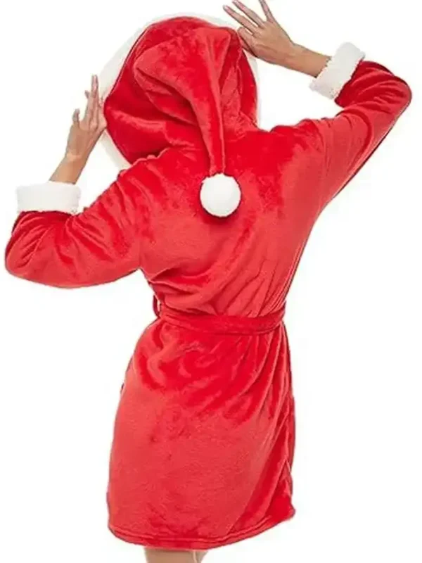 Christmas Red Robe with Hood