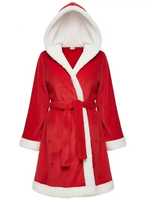 Christmas Red Robe with Hood