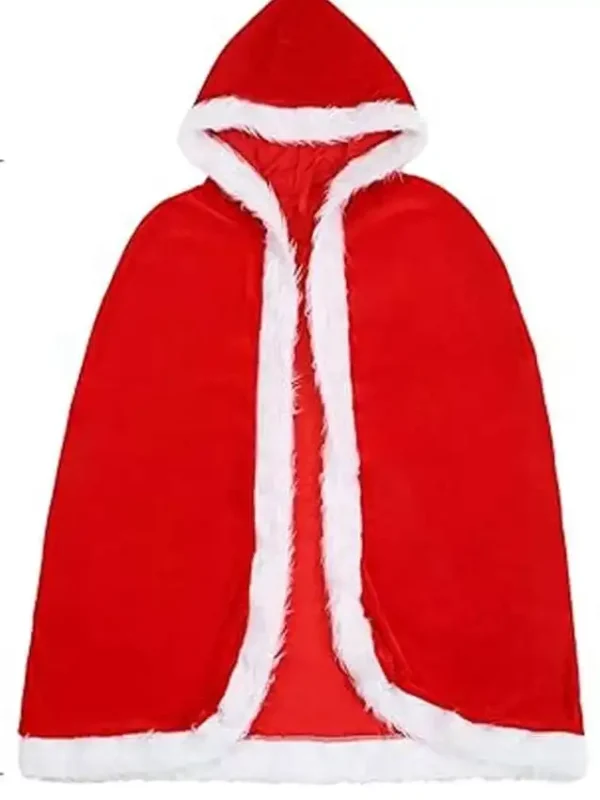 Christmas Red Santa Claus Hooded Cloak