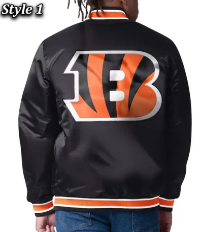 Cincinnati Bengals 49ers Closer Black-Orange Satin Jacket