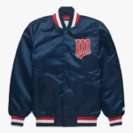 Classic Minnesota Twins Navy Satin Jacket
