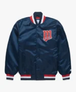 Classic Minnesota Twins Navy Satin Jacket
