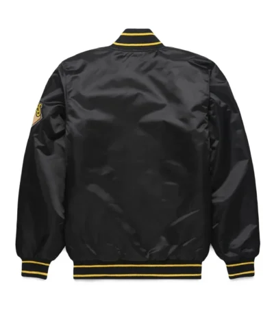 Pittsburgh Pirates Classic Black Varsity Satin Jacket