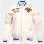 Classic Rib New York Knicks Retro Jacket