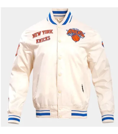 Classic Rib New York Knicks Retro Jacket
