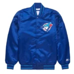 Classic Toronto Blue Jays Royal Varsity Satin Jacket