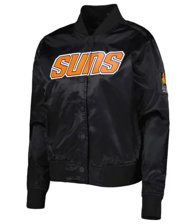 Classics Phoenix Suns Black Satin Jacket