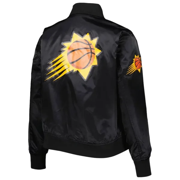 Classics Phoenix Suns Black Satin Jacket