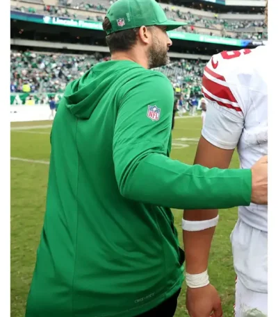 Nick Sirianni Eagles Green Hooded T Shirt