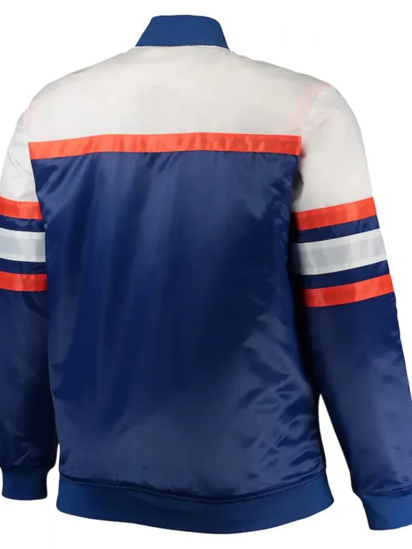 Coaches NY Mets Satin Royal Blue and White Jacket