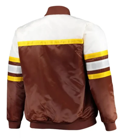 Coaches San Diego Padres Full-Snap Brown-Gold Satin Jacket