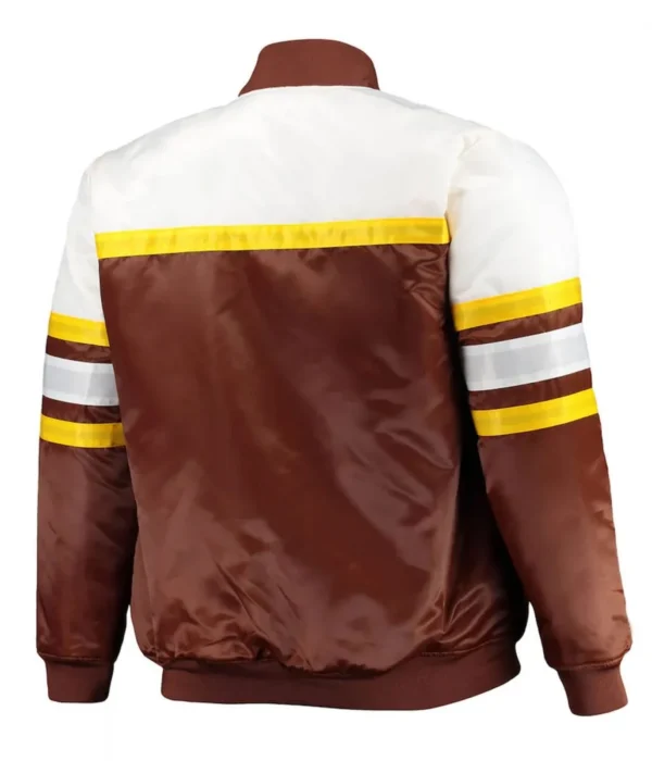 Coaches San Diego Padres Full-Snap Brown-Gold Satin Jacket