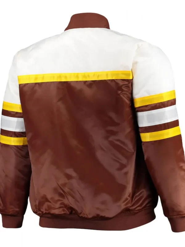 Coaches San Diego Padres Full-Snap Brown-Gold Satin Jacket