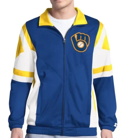 Contender Tricot Milwaukee Brewers Track Jacket