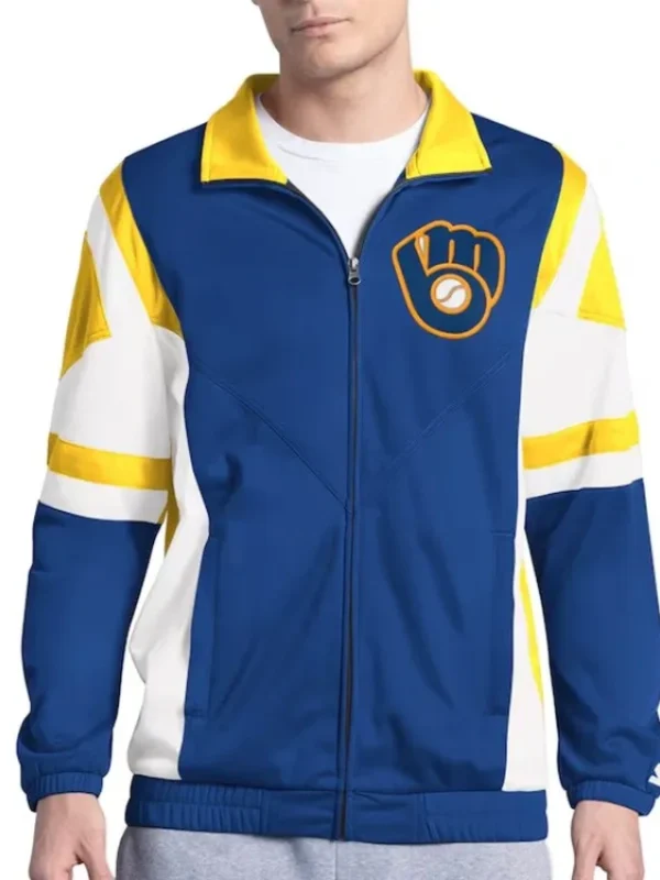 Contender Tricot Milwaukee Brewers Track Jacket