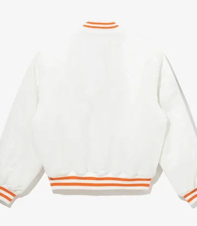 Cooperstown New York Mets Chrome White Jacket