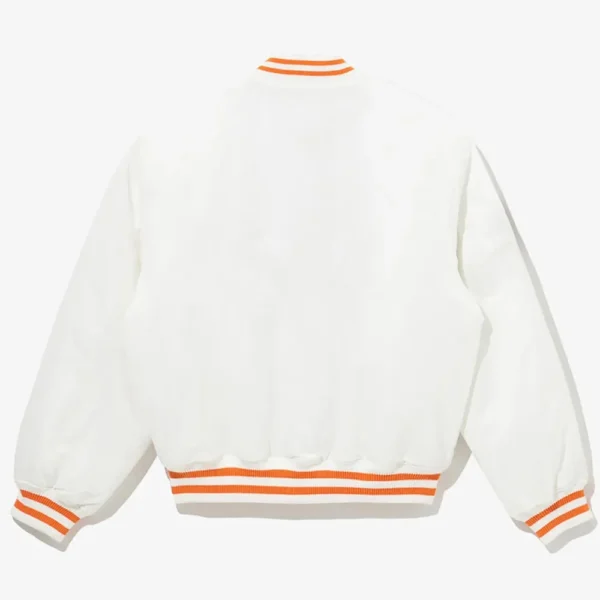 Cooperstown New York Mets Chrome White Jacket