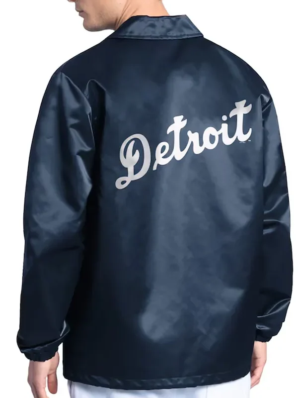 Detroit Tigers Point Man Coaches Navy Jacket
