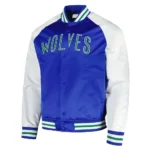 Double Clutch T-Wolves Blue And White Jacket