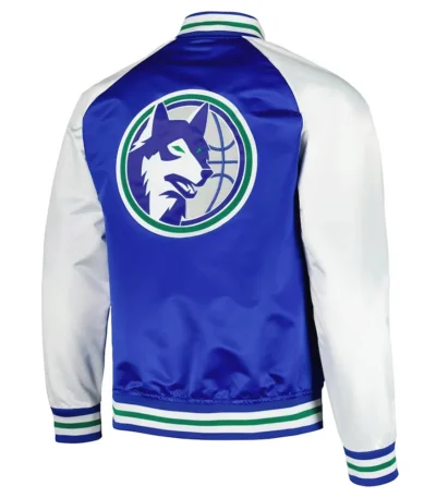 Double Clutch T-Wolves Blue And White Jacket