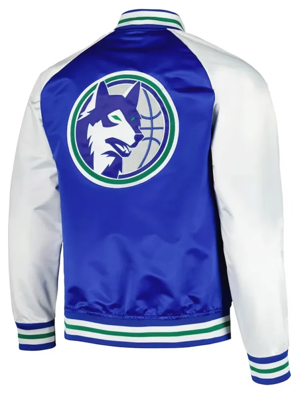 Double Clutch T-Wolves Blue And White Jacket