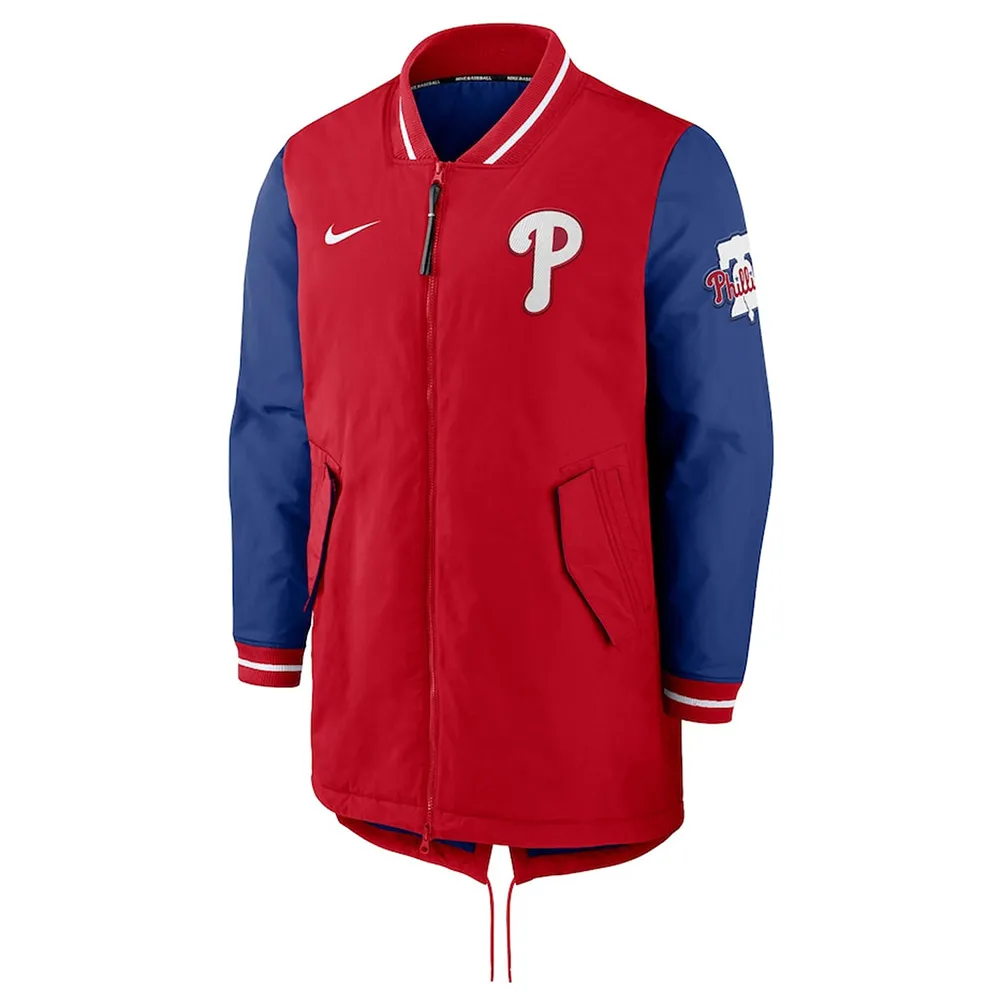 Dugout Performance Philadelphia Phillies Blue and Red Jacket Dugout Performance Philadelphia Phillies Blue and Red Jacket