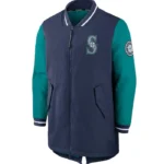 Dugout Performance Seattle Mariners Navy Full-Zip Jacket