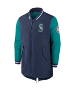 Dugout Performance Seattle Mariners Navy Full-Zip Jacket