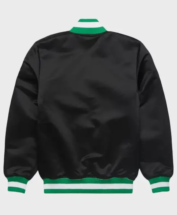 Eagles Black Satin Starter Jacket