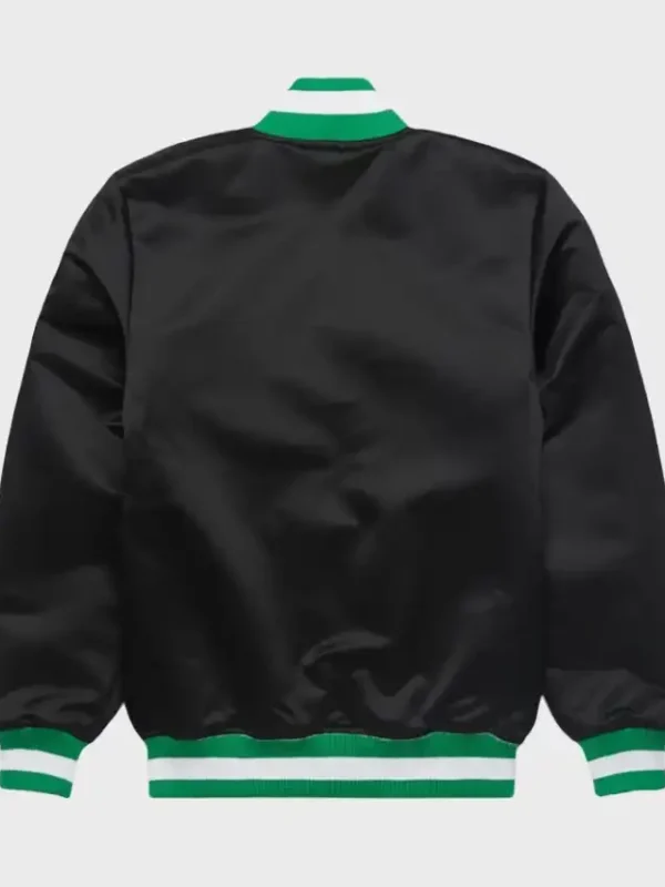 Eagles Black Satin Starter Jacket