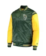 Enforce Oakland Athletics Varsity Satin Jacket