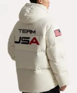 Olympics 2026 Evan Bates Team USA Flagbearer Jacket