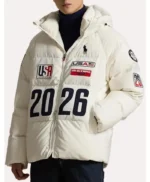Olympics 2026 Evan Bates Team USA Flagbearer Jacket