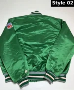 Exclusive Eagles Kelly Green Starter Jacket