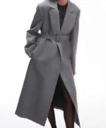 Fanny Gautier Olympo S01 Grey Wool Coat