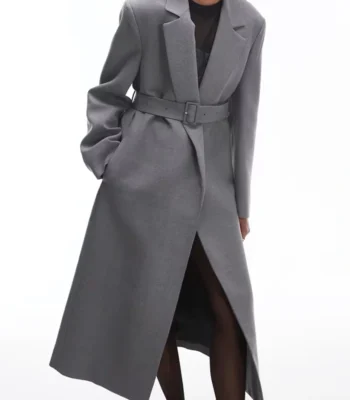 Fanny Gautier Olympo S01 Grey Wool Coat
