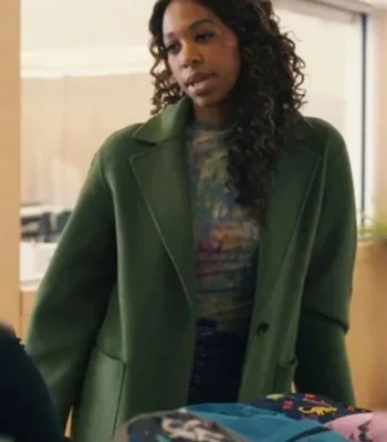 Felicia Simone Providence Falls S01 Green Coat