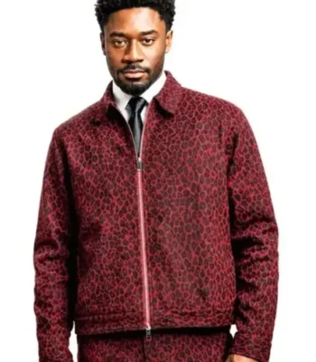 Fightland 2026 Zeek Marshall Leopard Print Jacket