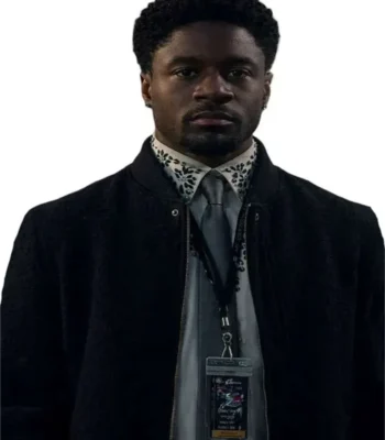 Fightland Charles Babalola Black Bomber Jacket