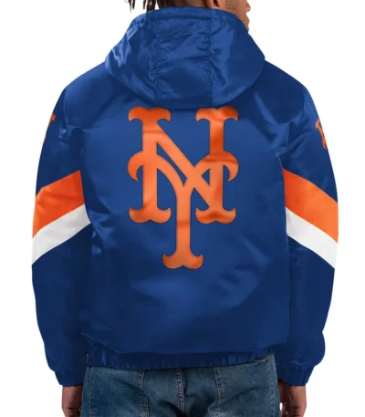 Force Play II New York Mets Hoodie Half-Zip Jacket