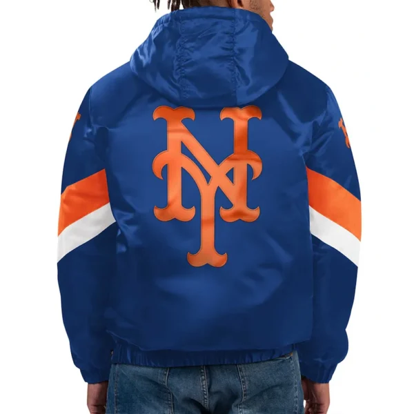 Force Play II New York Mets Hoodie Half-Zip Jacket