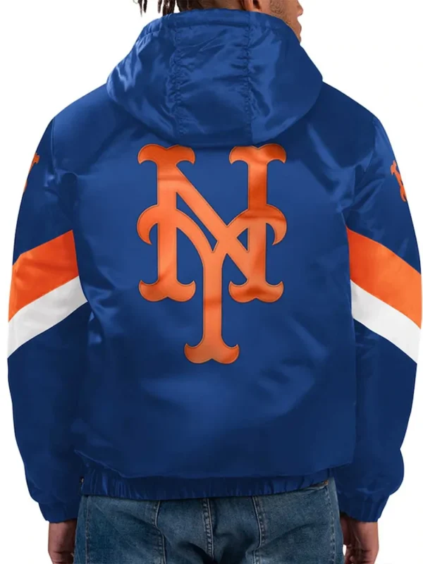 Force Play II New York Mets Hoodie Half-Zip Jacket