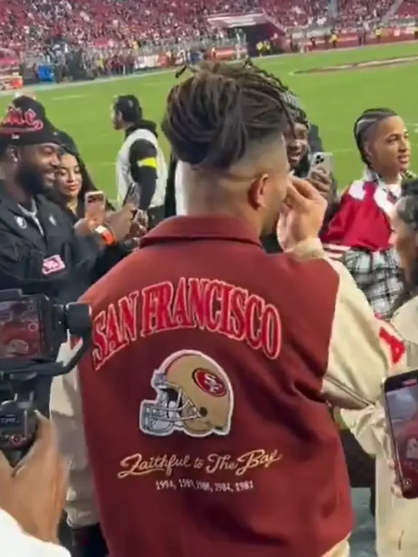 Fred Warner 49ers Varsity Bomber Jacket
