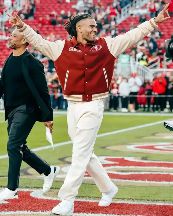 Fred Warner 49ers Varsity Bomber Jacket