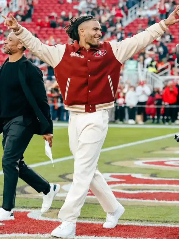Fred Warner 49ers Varsity Bomber Jacket